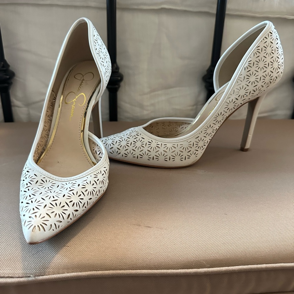 White heels